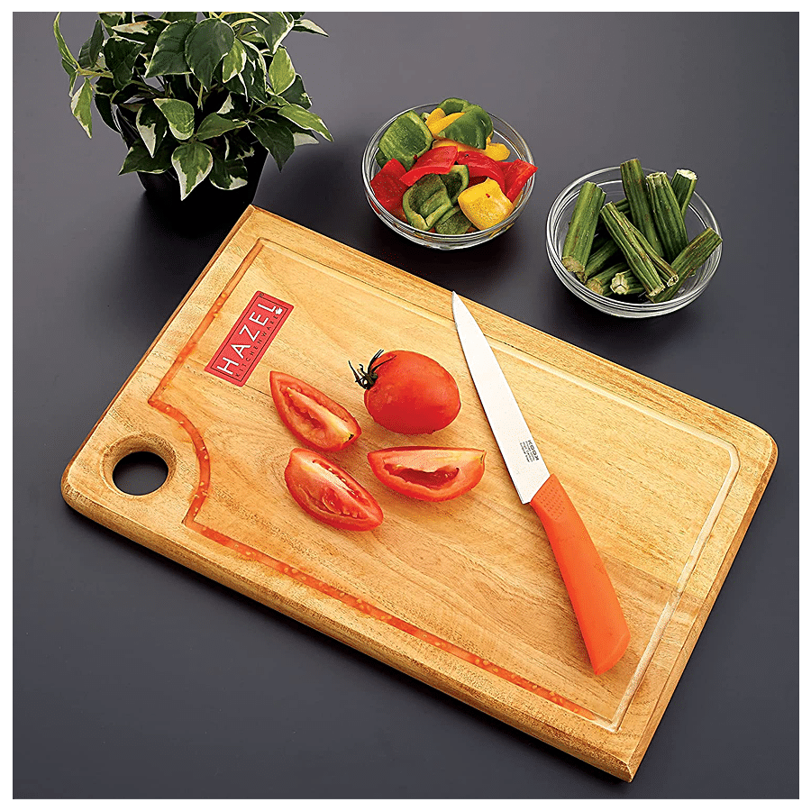 Buy Vegetables and Fruits Cutting Plastic Chopping Board (Woody) Online- At  Home by Nilkamal