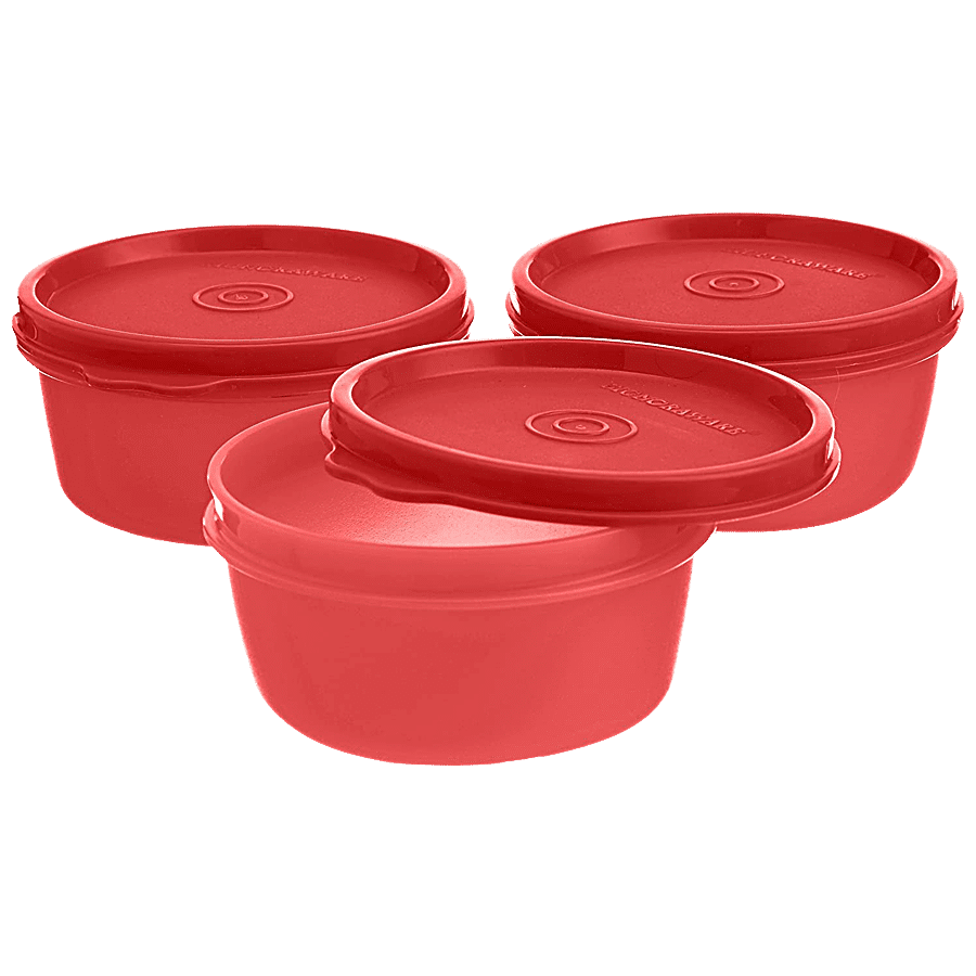 Buy Signoraware Tiny Wonder Container Set - Red, Food Safe Plastic