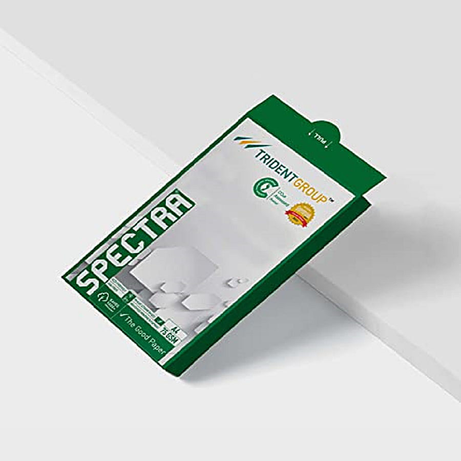 Buy Trident Spectra Trident Spectra 75 Gsm A4 Size Copier Paper 500 Sheets  1 Ream Online at Best Price of Rs 375 - bigbasket