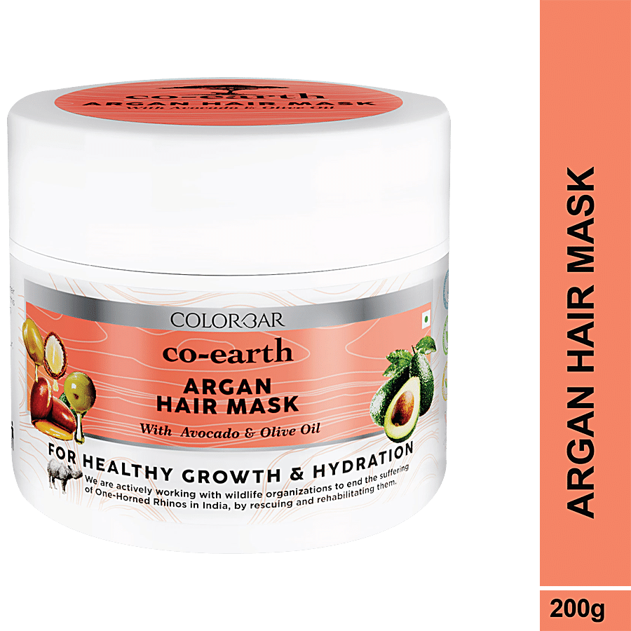 Buy ColorBar Co-Earth Argan Hair Mask - For Healthy Growth & Hydration  Online at Best Price of Rs  - bigbasket
