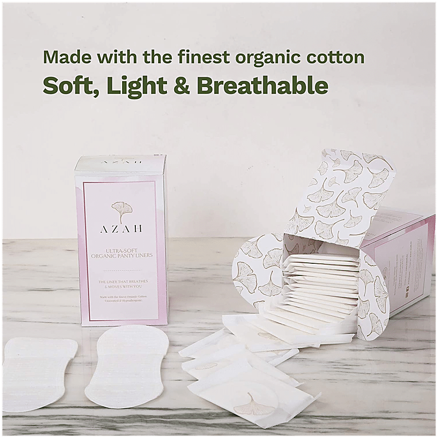 Sanfe Rash Free Panty Liners, 100% Organic Cotton and Biodegradable, 25  units Pantyliner, Buy Women Hygiene products online in India