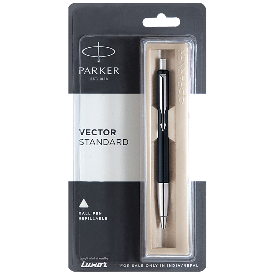 Buy Parker Ball Pen - Vector Standard, Blue, Refillable, Black