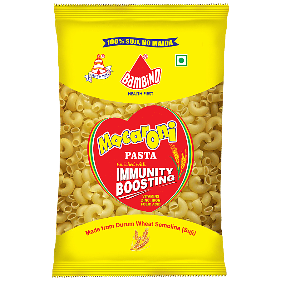 Buy Bambino Macaroni Pasta - Made From Suji, No Maida, Boosts Immunity  Online at Best Price of Rs 10 - bigbasket