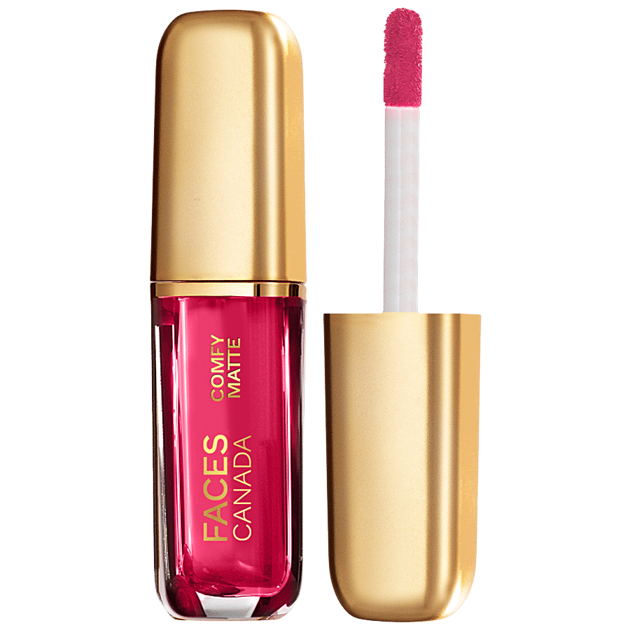 Buy FACES CANADA Comfy Matte Lip Color - Long-Lasting, No Dryness, Alcohol  Free Online at Best Price of Rs 211.65 - bigbasket