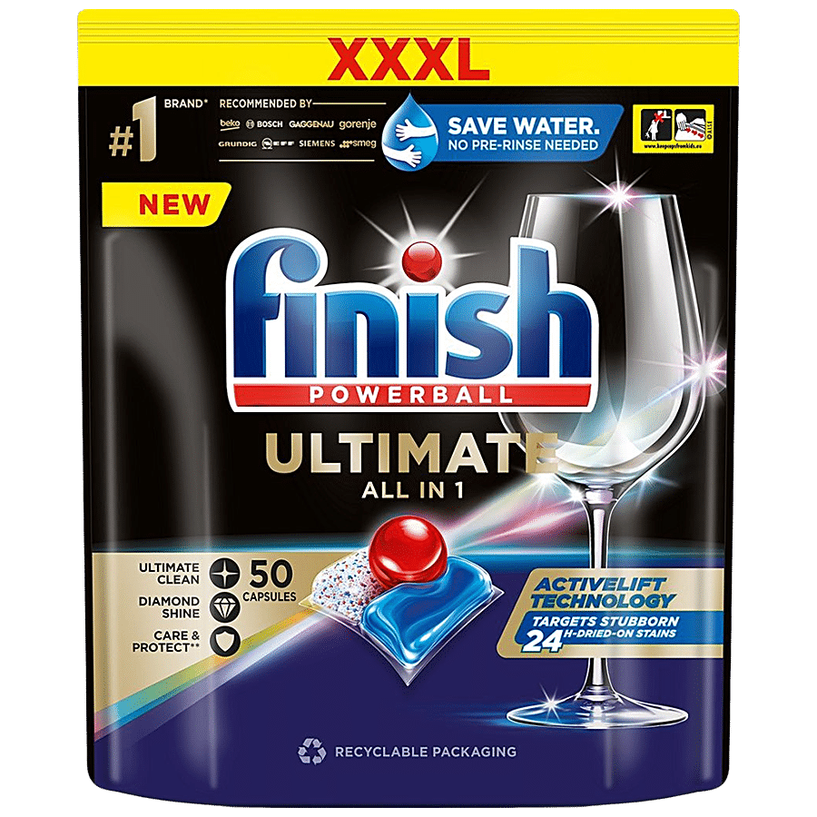 Buy Finish Powerball Ultimate All-In-1 Dishwasher Tablets