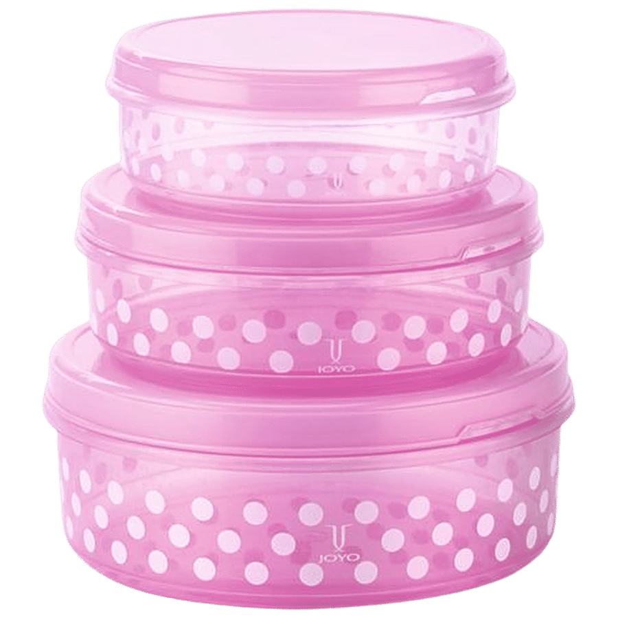 Buy Home One Keeper Pink Plastic Container 210 ml (Set of 5) Online at Best  Prices in India - JioMart.