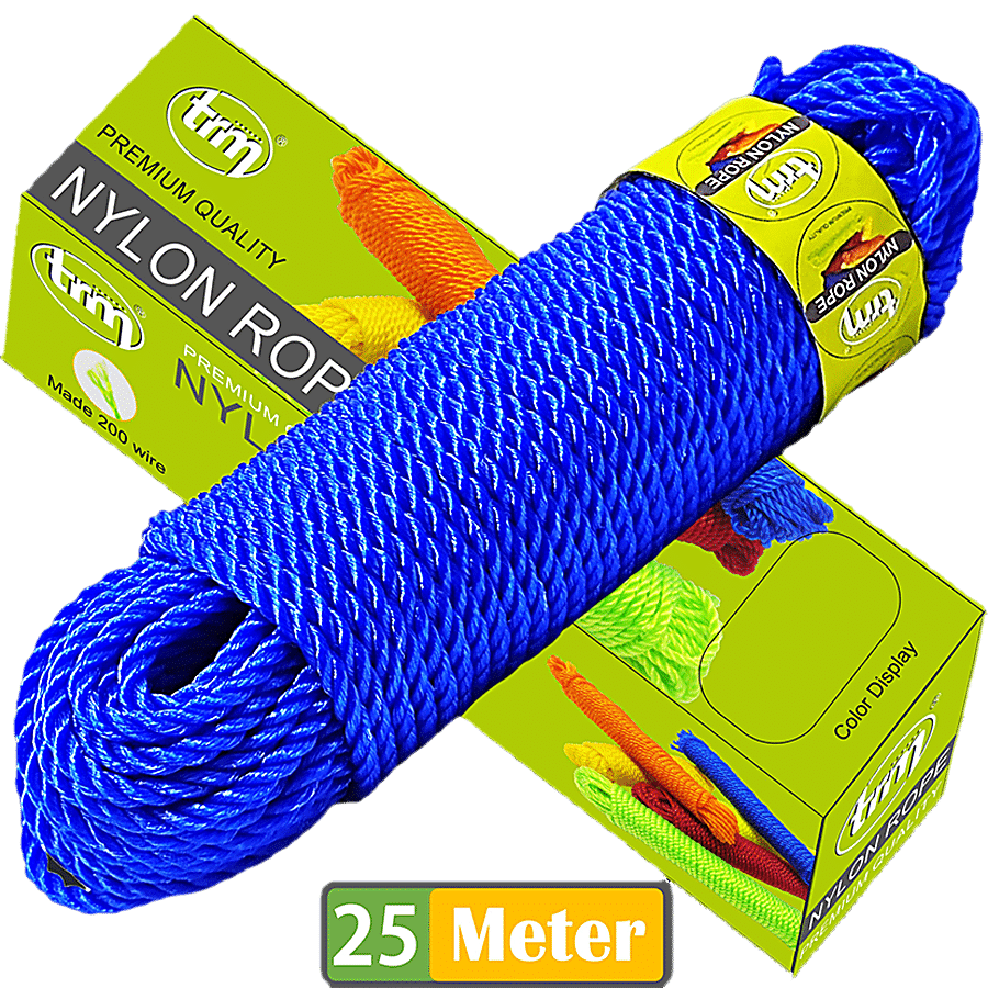 Buy Trm Nylon Rope - 25 m, Blue, Premium Quality Online at Best