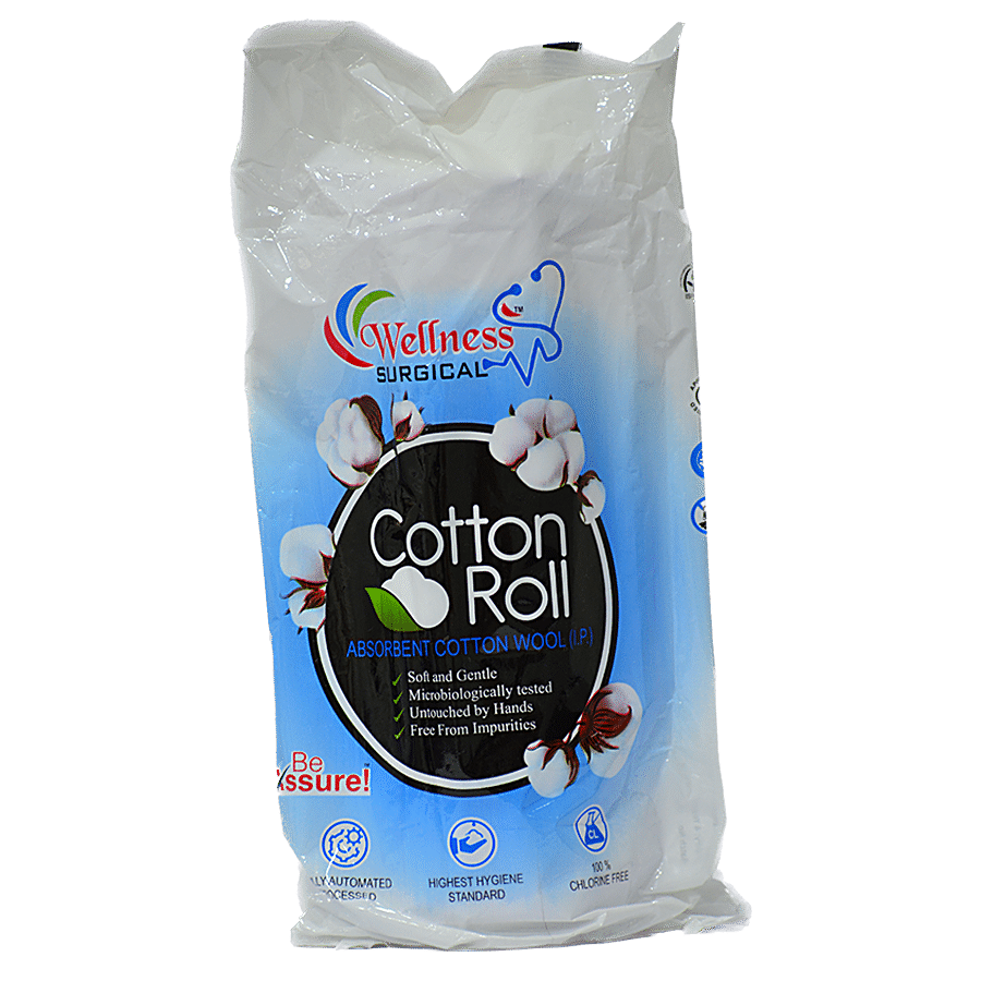 Buy WELLNESS SURGICAL Absorbent Cotton Roll For Medical Use Online at Best  Price of Rs null - bigbasket