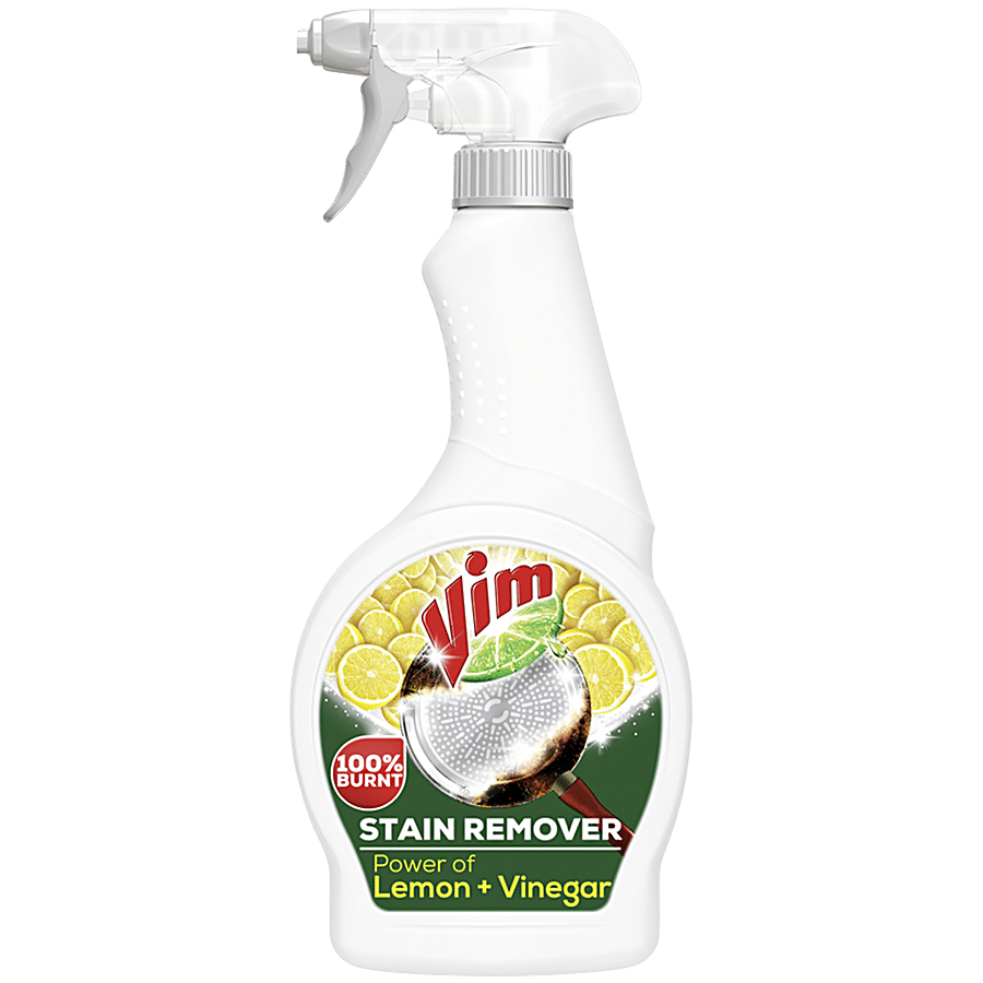 Vim Cream Cleaner Lemon Scent with 100% natural cleaning particles