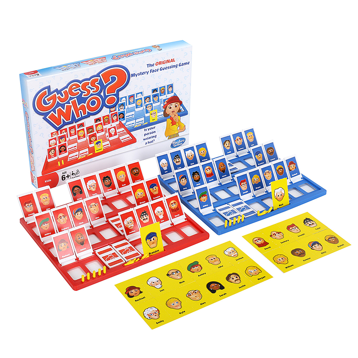 Buy Hasbro Gaming Guess Who? Grab and Go Game, Original Guessing Game for  Kids Ages 6 and Up, Portable 2 Player Game Online at Best Prices in India -  JioMart.