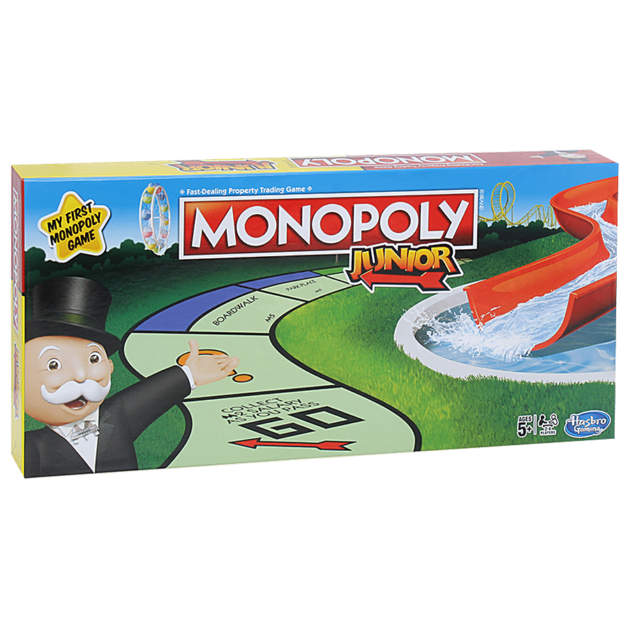  Hasbro Gaming Monopoly Junior Board Game for Kids Ages