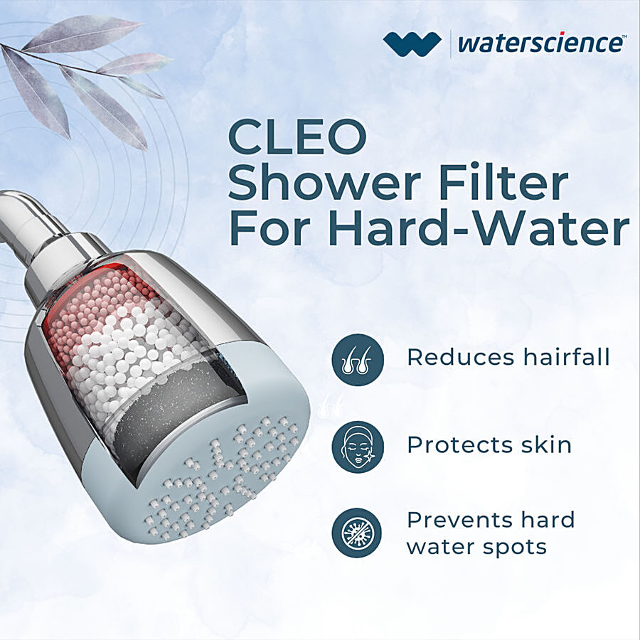 Buy WaterScience CLEO Compact Shower Filter For Hard Water - 423