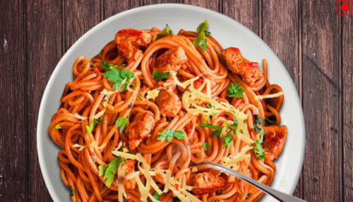 Red Sauce Pasta: Chicken Spaghetti Recipe: How to Make Red Sauce Pasta